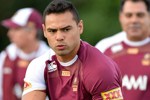 Ben Te'o left the Queensland camp last week to give a statement to police. Photo / Getty Images