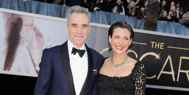 Rebecca Miller with husband Daniel Day-Lewis, who she first met when he starred in one of her father’s plays, 'The Crucible'. Photo / Getty Images
