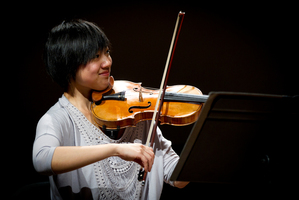 Aucklander Natalie Lin is the sole New Zealander in a field of six contesting the Michael Hill International Violin Competition. Photo / Sarah Ivey