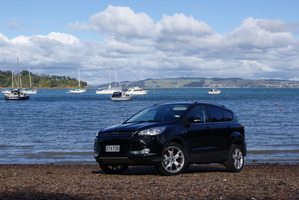 Kuga Titanium EcoBoost returned good fuel consumption from its island jaunt. Photo / David Linklater