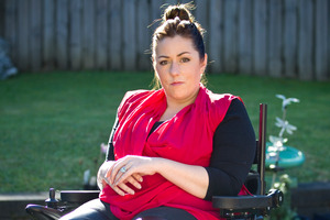 Rachel Peterson was quoted hundreds of dollars for a trip to her obstetrician in a wheelchair-enabled taxi. Photo / Michael Craig