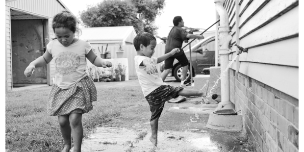 A photograph by Qiane Matata-Sipu from the Ihumatao exhibition at Mangere Arts Centre. Photo / Supplied