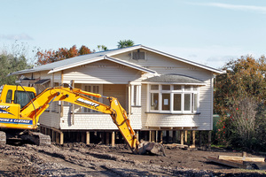 A development site for The Block NZ, at the corner of Lake Road and Eversleigh Road. Photo / Michael Craig