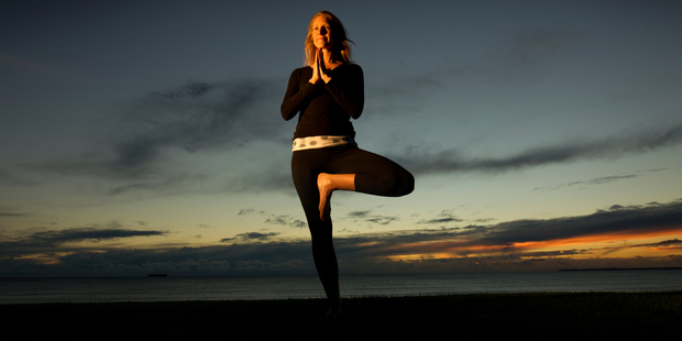 Anna Coventry has battled anxiety and other disorders to become a successful yoga teacher. Photo / NZH