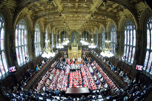 The vote is being held at a torrid time for the Lords, amid allegations that peers broke lobbying rules. Photo / AP