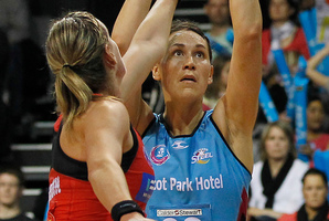 Jodi Brown (right) has played second fiddle to Jhaniele Fowler. Photo / Christine Cornege