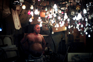 The Cloud of Unknowing, a video by Ho Tzu Nyen. Photo / Natalie Slade