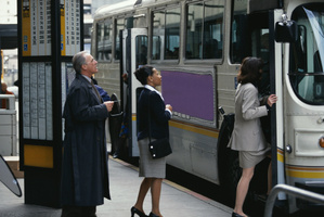 Battery powered buses could recharge while at bus stops. Photo / Thinkstock