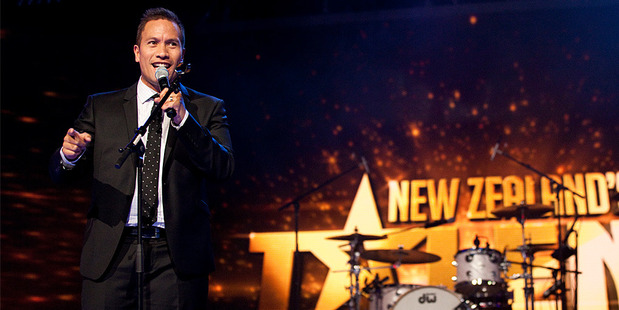 Tamati Coffey on New Zealand's Got Talent. Photo/Supplied