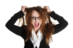 Stop getting so stressed and save your hair.Photo / Thinkstock