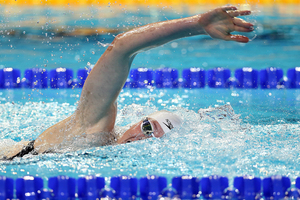 New Zealand swimmer Lauren Boyle was one of three Kiwi athletes that earned medals on the opening night of finals in the Mare Nostrum series in Barcelona today. Photo / Ian Macnicoll.