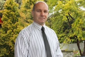 Dannevirke High School principal Dawid de Villiers is urging people to protest against outlets selling synthetic cannabis. Photo / Christine McKay