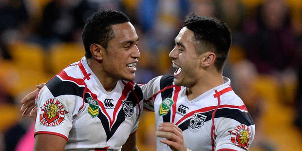 Join us here for our live blog of the New Zealand Warriors taking on the Many Sea Eagles from Mt Smart Stadium in Auckland. Photo / Getty Images.