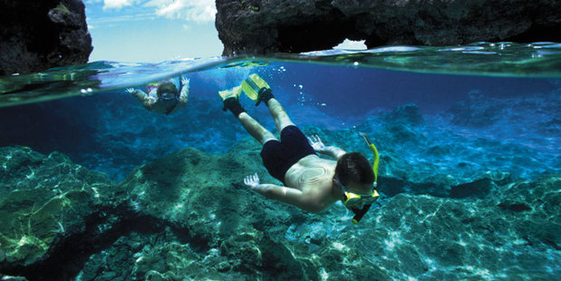 Snorkelling in Niue. Photo / Supplied