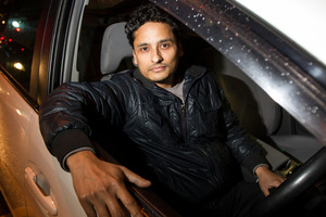 Dad-of-two, Parnav Kumar, says he would steer clear of tipsy passengers without a reliable in-cab camera. Photo / Kellie Blizard