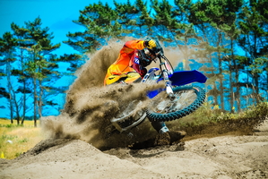 Pahiatua's Paul Whibley (Yamaha), rated among the world's elite off-road motorcycle racers. Picture / Andy McGechan, BikesportNZ.com