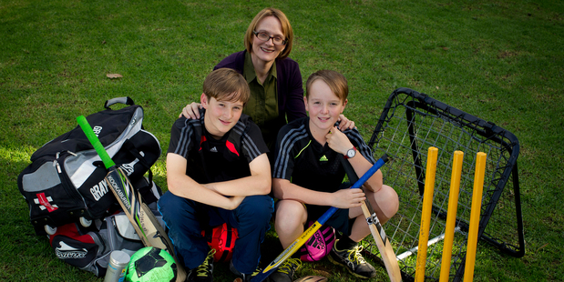 The O'Sullivan family spends nearly $3,000 on sports for the boys. Photo / Sarah Ivey