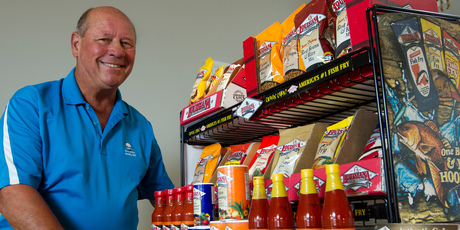 Ralph Jaeger's business reflects his passion for the delights of Cajun cooking. Photo / Mark Mitchell