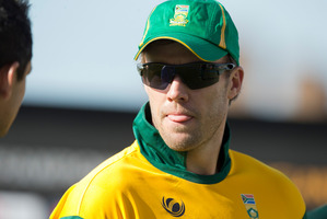 South Africa's captain AB de Villiers. Photo / AP