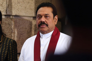 Sri Lankan President Mahinda Rajapaksa. Photo / AP