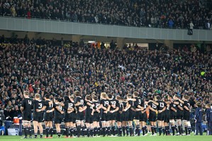 The All Blacks engender national pride, unlike some supporters. Photo / Paul Estcourt