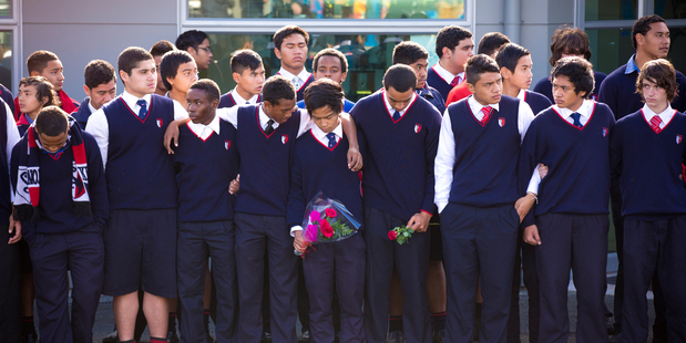 Hundreds of teens paid tribute to Stephen at his funeral and online, but some have used the ask.fm website to direct cruel comments at his 14-year-old girlfriend. Photo / Dean Purcell