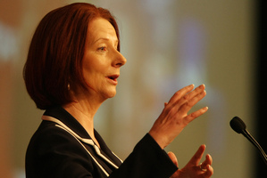 Australian Prime Minister Julia Gillard. Photo / Greg Bowker