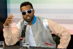 Kanye West has shot down claims that he cheated on Kim Kardashian. Photo / File