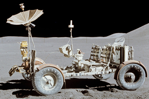 The Lunar Rover Vehicle.