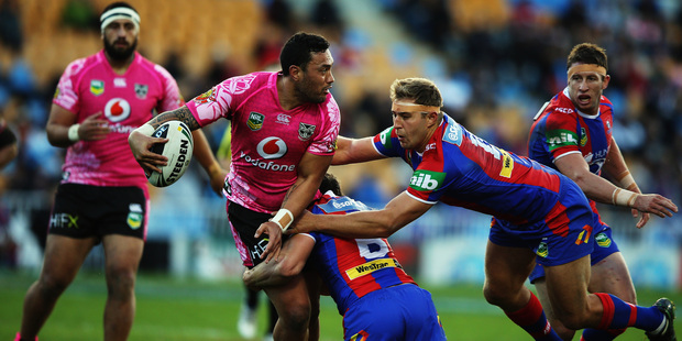 Feleti Mateo's form has improved since here committed to the club. Photo / Getty Images