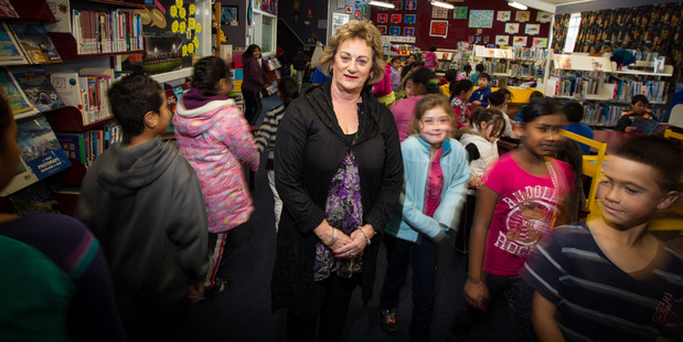 Frances Nelson, principal of Fairburn Primary, Otahuhu. Photo / Michael Craig