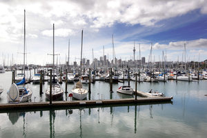 Westhaven Marina is reducing fees for non-finger berths. Photo / Doug Sherring