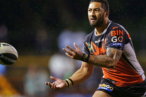 Benji Marshall in action for the Wests Tigers. Photo / Getty Images