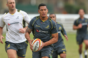 Israel Folau will make his test debut on Saturday. Photo / Getty Images