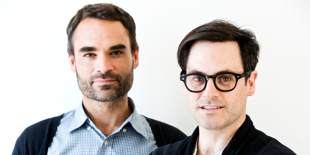 Aaron Paterson and Dominic Glamuzina from Glamuzina Paterson Architects. Photo / Babiche Martens