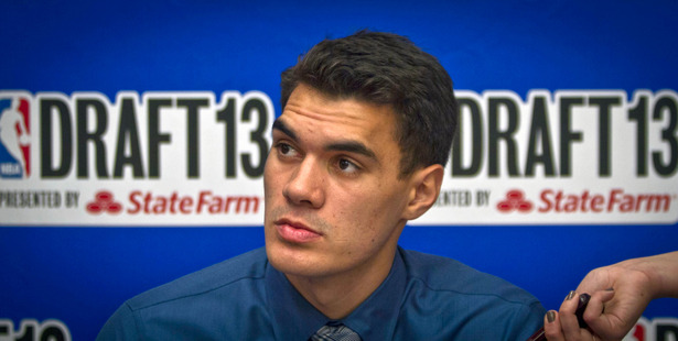 Steven Adams could make NBA history today. Photo / AP