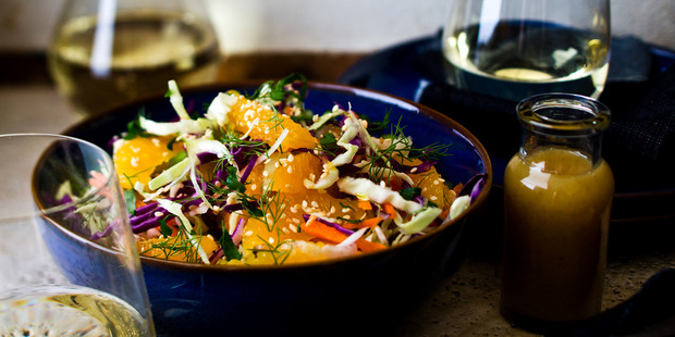 Fennel and orange slaw. Photo / Babiche Martens