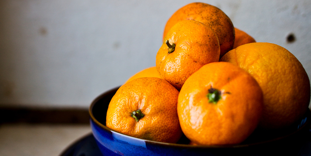 Oranges and mandarins make interesting and tasty ingredients. Photo / Babiche Martens