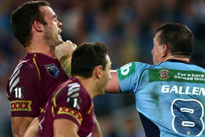 Rugby league boss David Smith has issued an ultimatum that any players who engage in fighting tonight can expect no leniency at the judiciary. Photo / Getty Images.