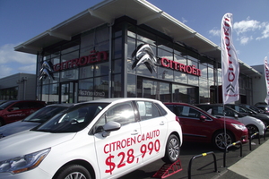 The new Citroen dealership that has just opened in Greenlane, Auckland.