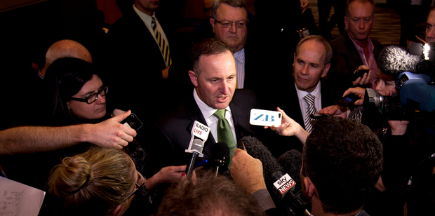 The PM's largess has neutralised political flashpoints in the two places where National had been out of step with local wishes. Photo / Dean Purcell