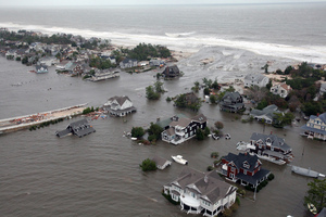 Superstorm Sandy which devastated parts of New York last October and was the second costliest in United States history. Photo / AP