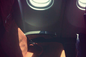 Light shines through a cabin window on seat 17A, the empty seat that an Aeroflot official said was booked in the name of former CIA technician Edward Snowden. Photo / AP