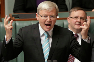 Australian Prime Minister Kevin Rudd. Photo / AP