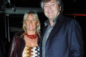 Vittorio Missoni, right, and his wife Maurizia Castiglioni. The couple disappeared when their plane crashed earlier this year. Photo / AP