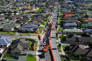 Part of the water infrastucture of Auckland Watercare Services.