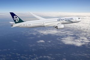 An artist's impression of Air NZ's new Boeing 787-9 'dreamliner' aircraft, that will soon be flying between New Zealand and Asia.