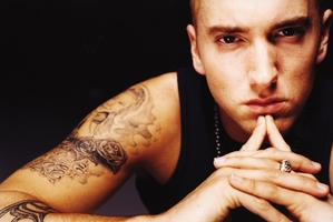 Rap star Eminem.