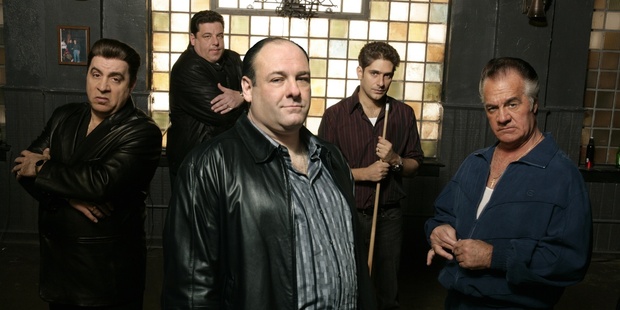 James Gandolfini and the cast of 'The Sopranos'.