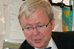 Support for a Rudd leadership has grown among backbenchers and unions have shown a new ambivalence. Photo / NZPA